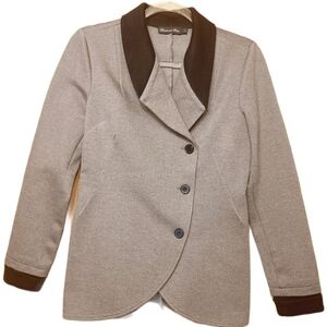 Estelle & Finn | Women's Gray Career Blazer Jacket (Size 4)
